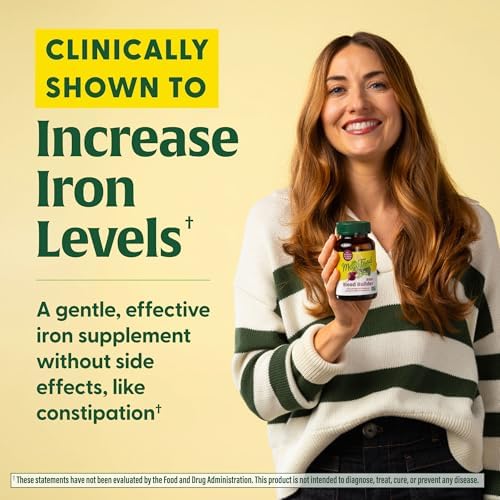 MegaFood Blood Builder Iron Supplement - 90 Tablets