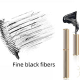 Black Waterproof Volumizing Mascara - Clump-Free & Long Lasting - Sweat Resistant