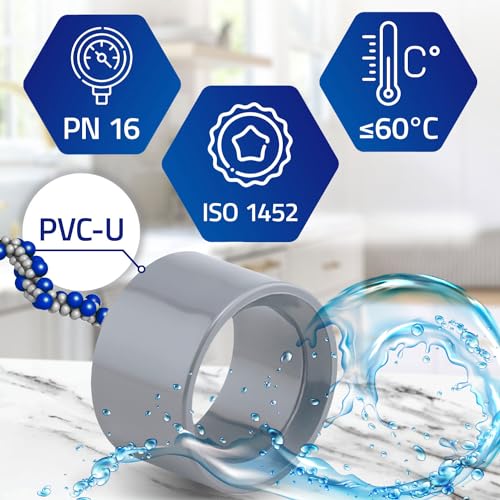 PVC Reduction Bushing U Ø 63mm to 50mm - 10 Year Warranty by MONTERAL