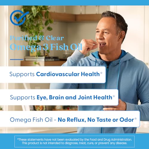 Doctor's Best Purified & Clear Omega 3 Fish Oil Capsules