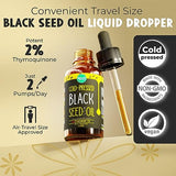Maju Superfoods Black Seed Oil - 3x Thymoquinone Cold-Pressed Turkish Nigella Sativa Oil Travel Size 2 oz