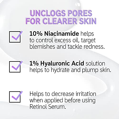 The INKEY List 10% Niacinamide Serum – Lightweight Oil Control & Blemish Care with Hyaluronic Acid 30ml