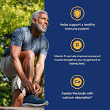 Puritan's Pride Vitamin D3 10,000 IU - Twin Pack 200 Capsules - Bone & Immune Support