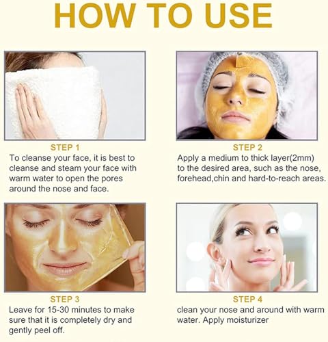 Nalacal Gold Collagen Overnight Sleeping Mask 120g - Hydrating Firming Peel-Off for Acne-Prone Skin