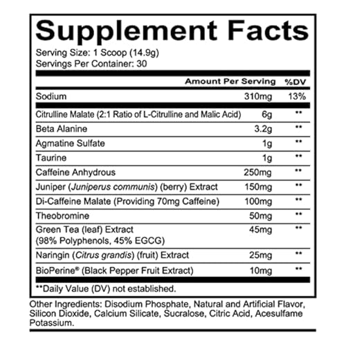 Redcon1 Total War Pre-Workout - Tigers Blood - 30 Servings