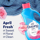 Downy Fabric Softener Liquid, April Fresh Scent - 140 fl oz (190 Loads)