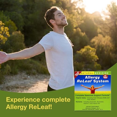 HERBS ETC. Allergy ReLeaf System 2 Bottles 60 Sofgels/Tablets - Natural Allergy Support