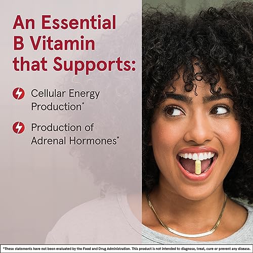 Jarrow Formulas Pantothenic Acid (B5) 500mg - 100 Veggie Caps - Energy & Metabolism Support