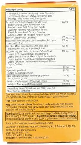 Nature's Way Alive! Max3 Potency Women's Complete Multivitamin, Supports Energy Metabolism, Heart & Bone Health*, with B-Vitamins Including Methylated B12 and Folate, 90 Tablets (Packaging May Vary)