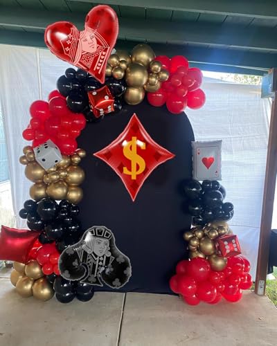 Casino Theme Party Decorations - Las Vegas Poker Night Balloons Set
