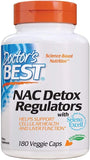 Doctor's Best NAC Detox Regulators | Liver Detox, Antioxidant | 180 Veggie Caps