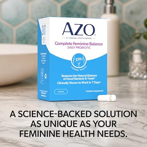 AZO Complete Feminine Balance Daily Probiotic Capsules (30 Count)