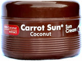Carrot Sun Coconut Tanning Cream - Hydrating Tropical Escape (350ml)