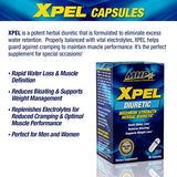 MHP Xpel Strength Herbal Diuretic Capsules - 80 Count Pack of 2