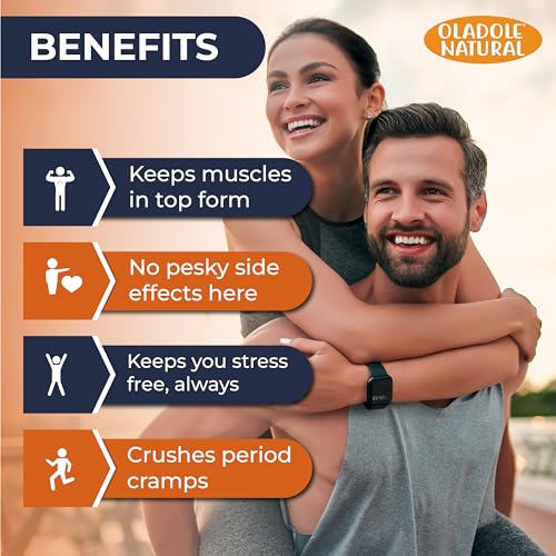Oladole Natural Magnesium Glycinate Chelate Supplement - 200mg per Capsule with Organic Vegetables for Sleep, Calm & Stress Relief - 120 Capsules