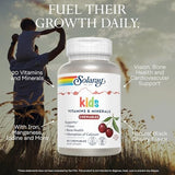 Solaray Children's Multivitamin - Delicious Black Cherry Flavor (120 Chewables)