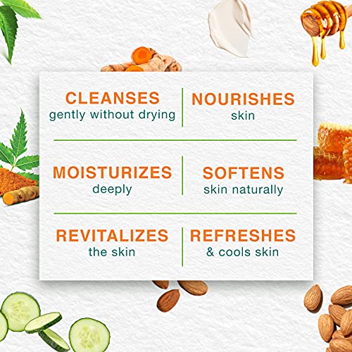 Himalaya Cream & Honey Nourishing Soap Bars - 6 Pack for Soft & Moisturized Skin