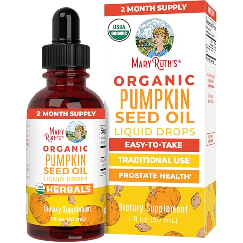 MaryRuth's Pumpkin Seed Oil Liquid Drops - USDA Organic for Hair, Skin & Urinary Health - 1 Fl Oz