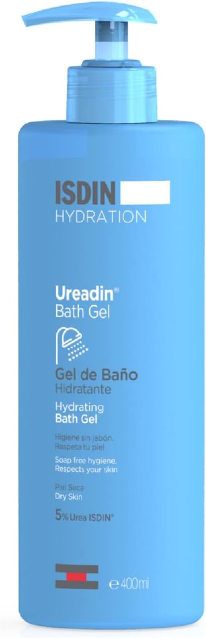 ISDIN Ureadin Hydrating Bath Gel for Dry Skin, Soft & Smooth