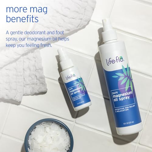 Life-flo Pure Magnesium Oil Spray - 2 oz - Targeted Muscle Relief