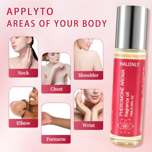 Halonly Roll-On Pheromone Perfume for Women – 10ml Long-Lasting Essential Oil