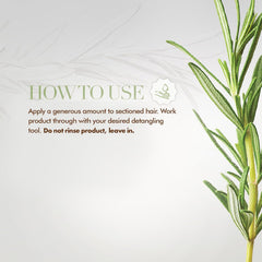Mielle Rosemary Mint Leave-In Conditioner – Strengthens & Smooths Dry Hair