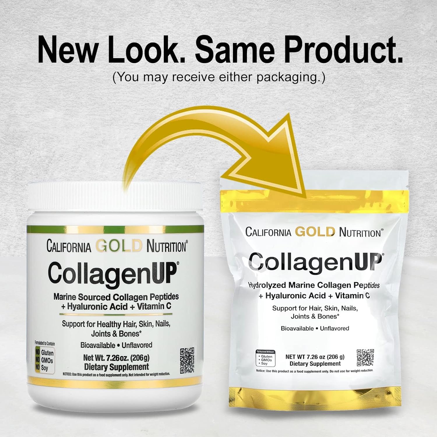 California Gold Nutrition CollagenUP, Unflavored, 7.26 oz (206 g)
