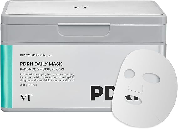 VT COSMETICS PDRN Daily Mask (30 Sheets) - Restore Radiance & Hydration