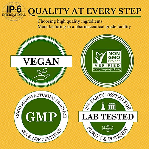 IP6 Gold Inositol Hexaphosphate Powder - Vegan, Non-GMO, Gluten-Free - 308g