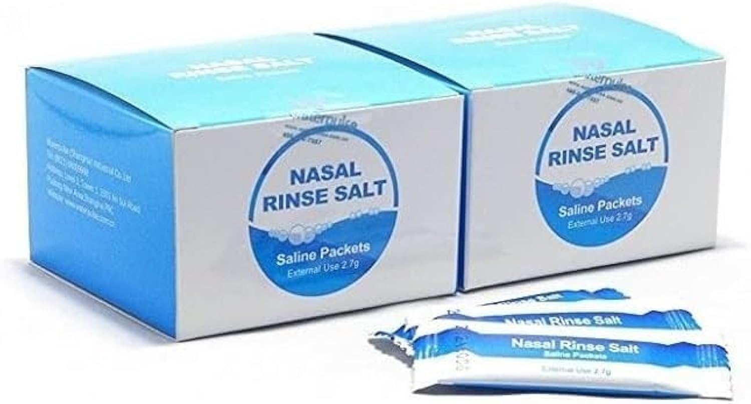 Nose Cleaner Salt Packets - Allergic Rhinitis Relief (60x 2.7g)