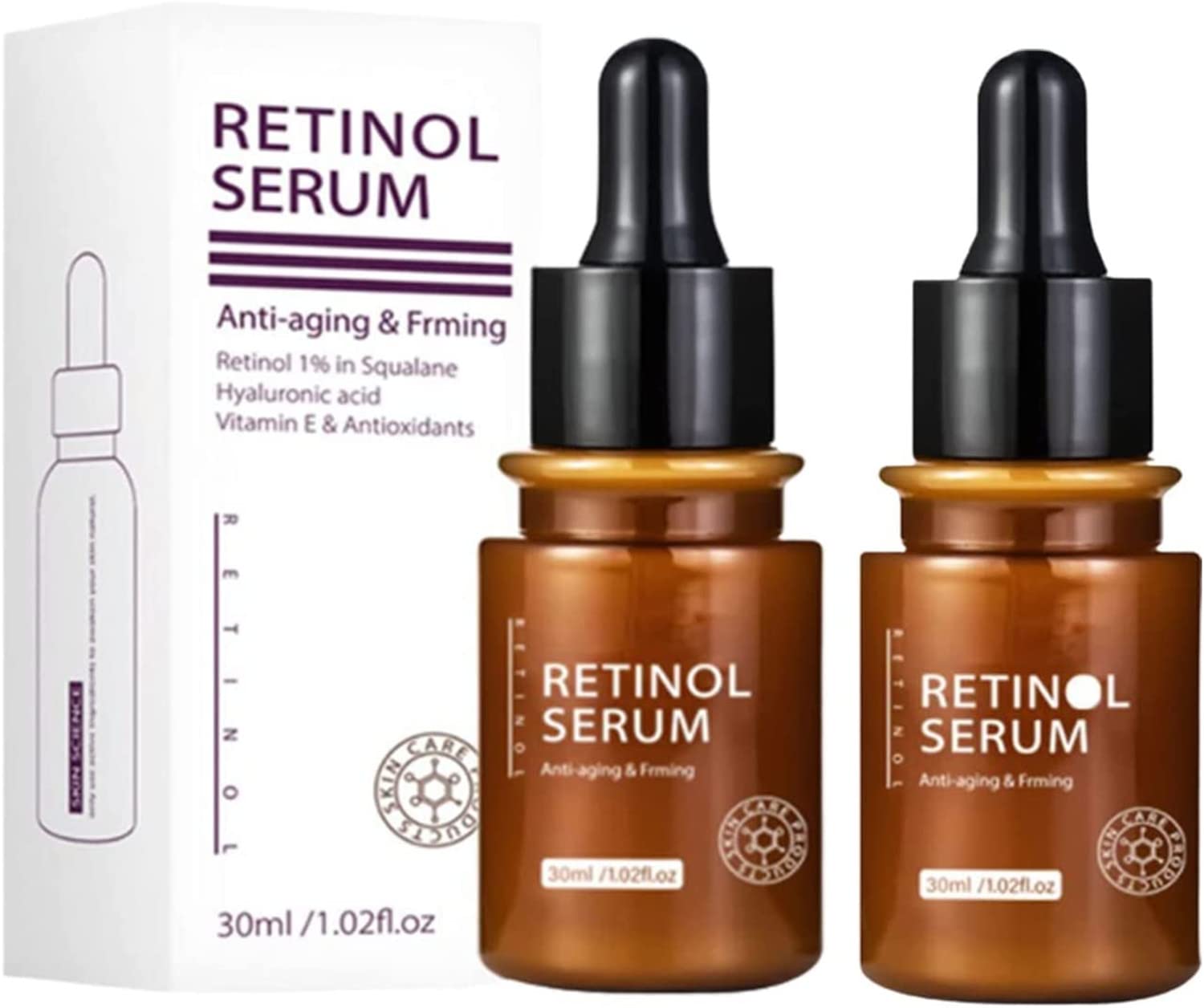 2023 Vibrant Glamour Retinol Anti-Aging 2-Piece Set