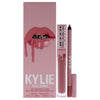 طقم الشفاه المخملي من Kylie Cosmetics (٧٠٥ Charm) - نسائي - قطعتين: أحمر شفاه سائل مخملي بوزن ٠,١٠ أونصة + محدد شفاه بوزن ٠,٠٣٩ أونصة