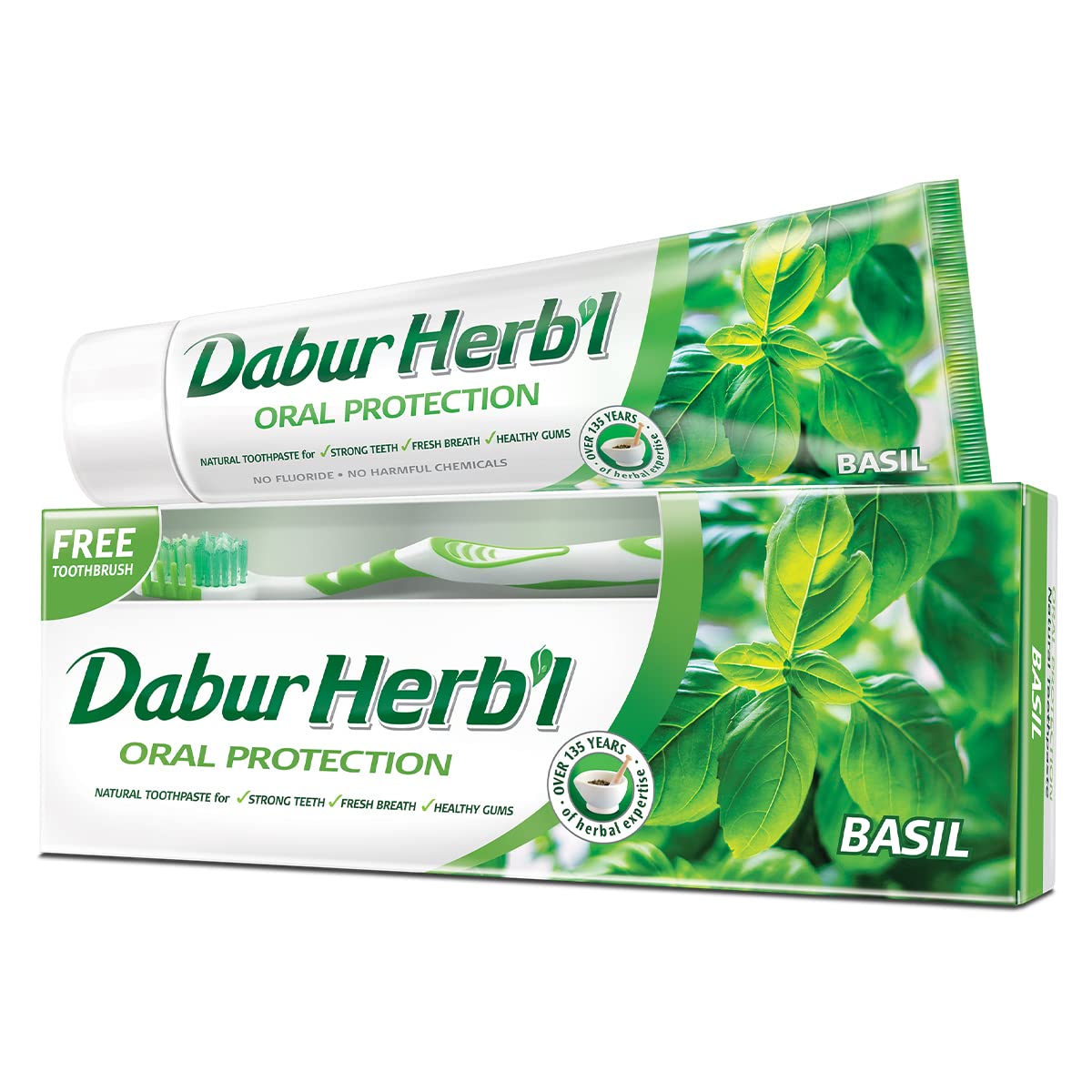 Dabur Herbal Natural Toothpaste & Oral Protection Dental Care Kit