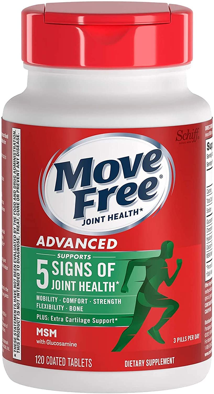 Schiff Move Free Joint Health - Glucosamine Chondroitin Plus MSM - 120 Tablets