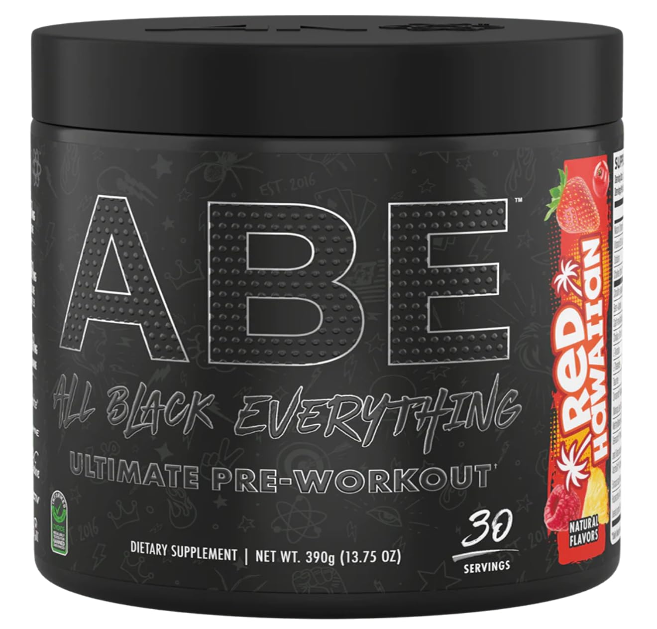 Applied Nutrition ABE Pre-Workout 30 Servings - Red Hawaiian Flavor