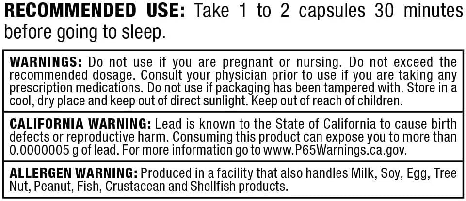 ALLMAX, Lights Out Sleep™, 60 Capsules