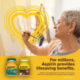 Bayer Aspirin Combo: 81mg 300ct for Heart + 325mg 2ct for Pain Relief