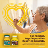 Bayer, Safety Coated Aspirin Regimen, Low Dose, 81 mg, 300 Enteric Coated Tablets