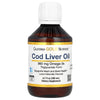 California Gold Nutrition Cod Liver Oil Liquid (200ml) - Lemon, Vitamins A & D