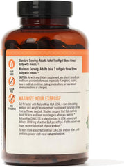NatureWise CLA 1250 - Conjugated Linoleic Acid Supplement for Women and Men, Not Stimulating, Supports Healthy Weight, Fitness Goals - Non-GMO, Gluten Free - 90 Softgels[1-Month Supply]