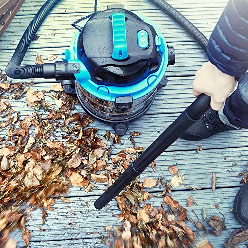 Vacmaster VQ1220SC Vacuum Cleaner - 1250W Industrial Wet/Dry Cleaner with 2-Year Warranty