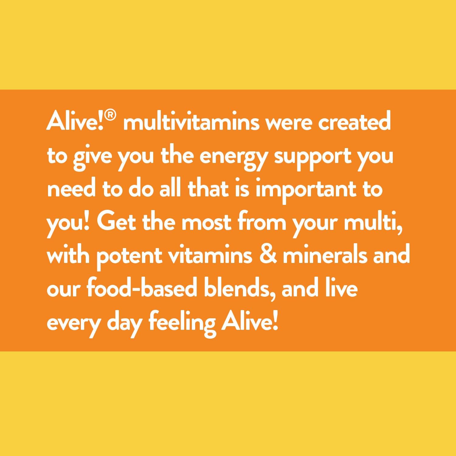 Nature's Way Alive! Daily Energy Multivitamin 22 Vitamins and Minerals 60 Tablets