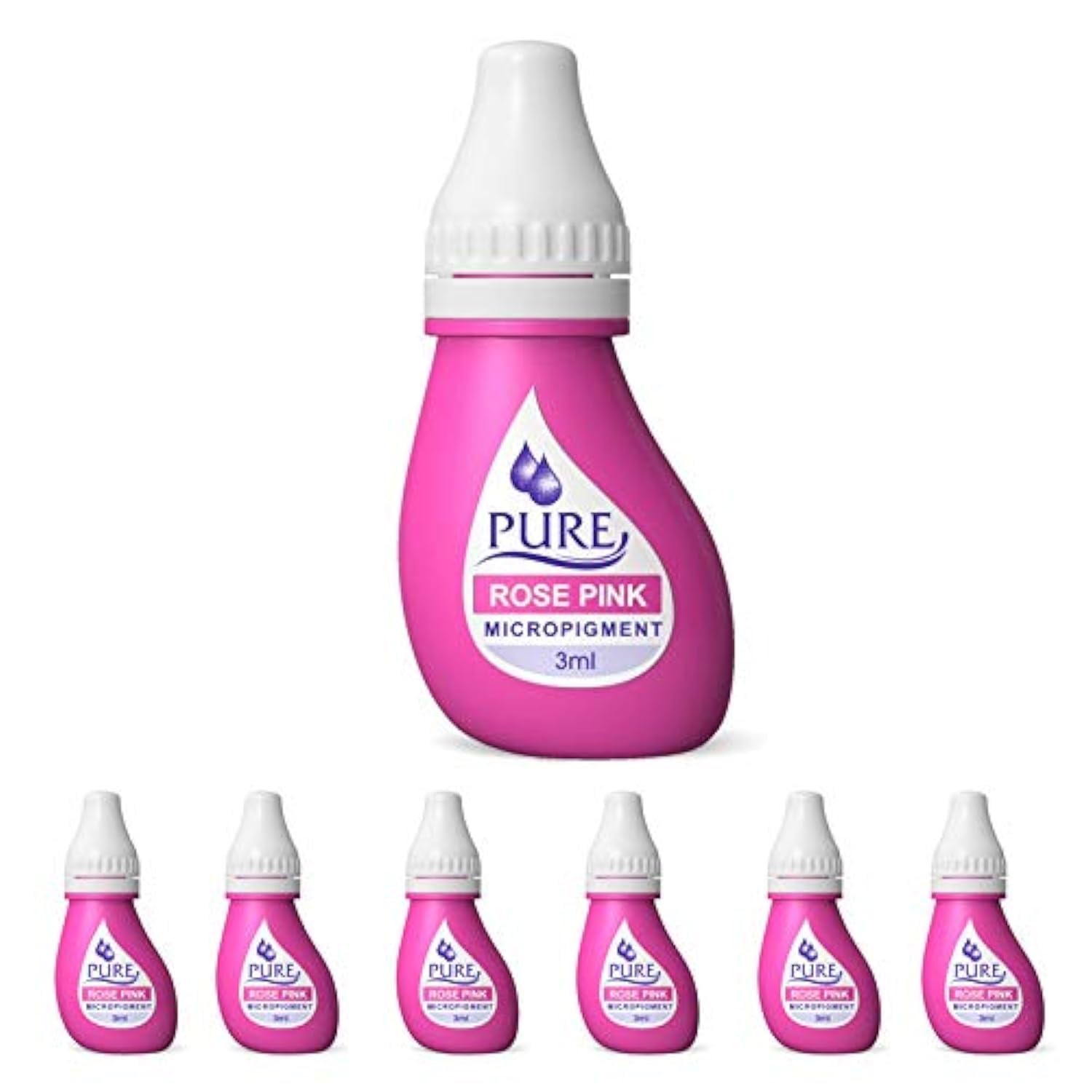 BioTouch Pro Permanent Makeup Pigment Set (6 Colors) - Lips & Microblading