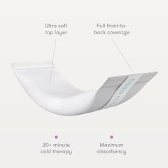 Frida Mom 2-in-1 Postpartum Absorbent Postpartum Perineal Ice Maxi Pads | Instant Cold Therapy Packs and Absorbent Maternity Pad in One Ready-to-use Padsicle for After Birth