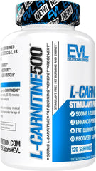 Evolution EVL L-Carnitine Supplement for Weight Loss Support - L carnitine 500mg Diet Pills for Weight Loss Lean Muscle Growth and Fat Burning Support with Stimulant Free L Tartrate - 120 Servings
