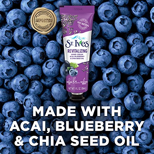 St. Ives Revitalizing Acai Blueberry & Chia Seed Oil Hand Cream (30ml)