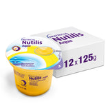 Nutilis Aqua Gel - Pre-Thickened Water for Dysphagia, 12 x 125g