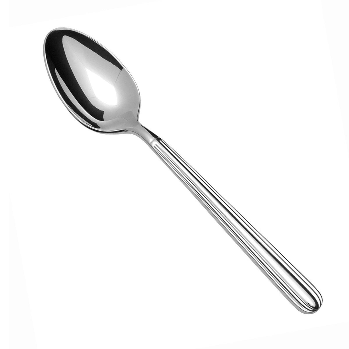 Fortessa Metropolitan 18/10 Stainless Steel Flatware Serving Spoon - 9.25 Inch Elegant Serving Utensil