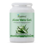 KAZIMA 100% Pure Natural Raw Aloe Vera Gel (1 KG) - Face, Skin & Hair Moisturizer