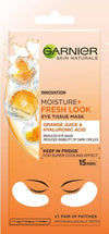 Garnier SkinActive Orange Juice Eye Patches - Hydrating & Reduces Dark Circles
